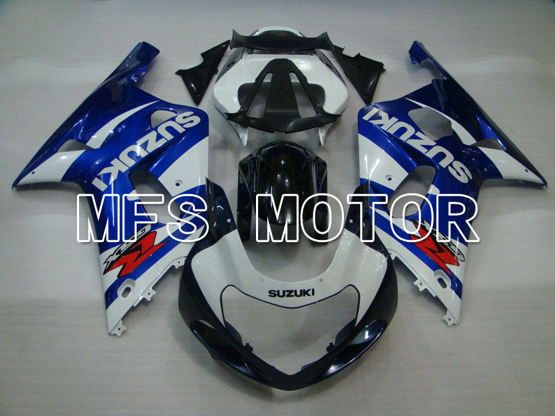 Suzuki GSXR600 2001-2003 Injection ABS Fairing - Factory Style - Black Blue White - MFS2157