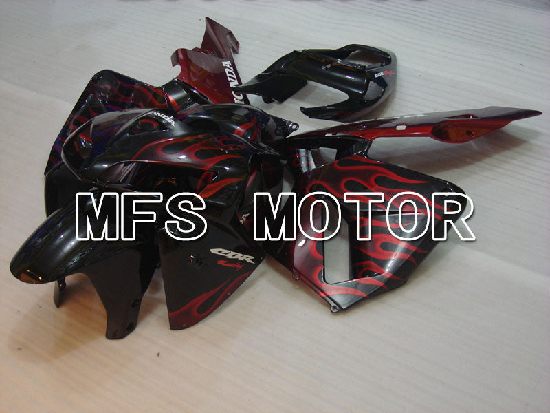 Honda CBR600RR 2005-2006 Injection ABS Fairing - Flame - Red Black - MFS2158