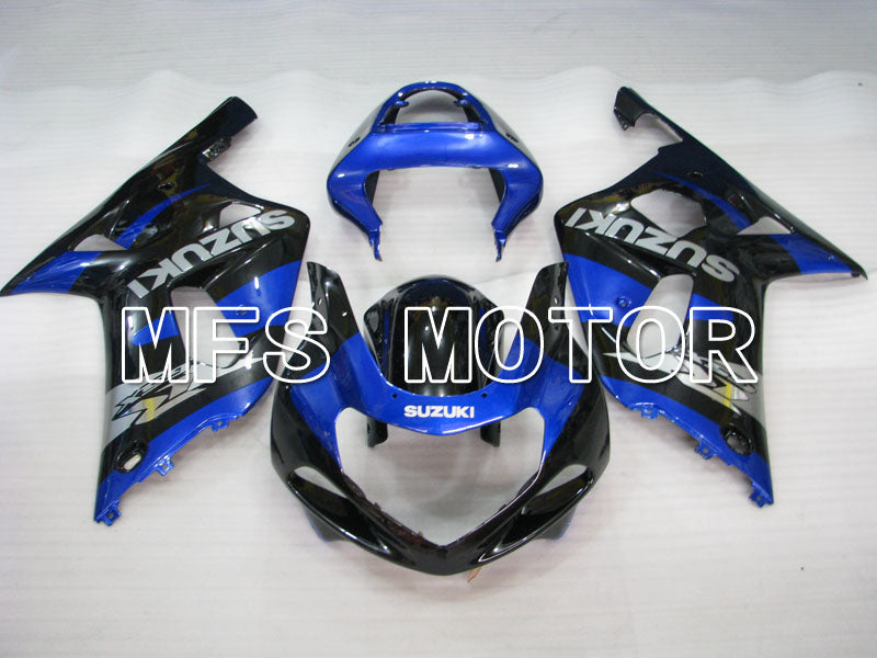 Suzuki GSXR600 2001-2003 Injection ABS Fairing - Factory Style - Black Blue - MFS2174