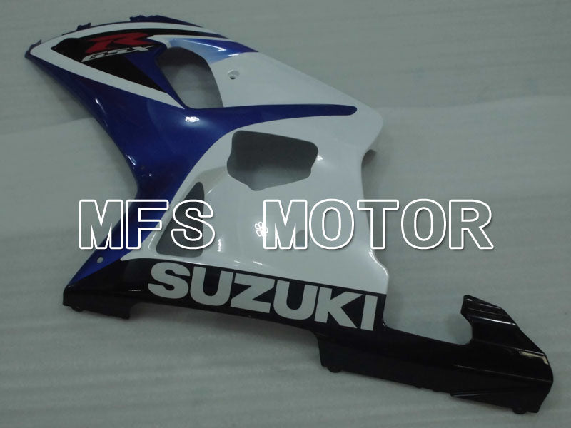 Carénage ABS injecté Suzuki GSXR750 2000-2003 - Style usine - Blanc Bleu - MFS6983
