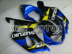Suzuki GSXR600 2001-2003 Injection ABS Fairing - Factory Style - Black Blue - MFS2178