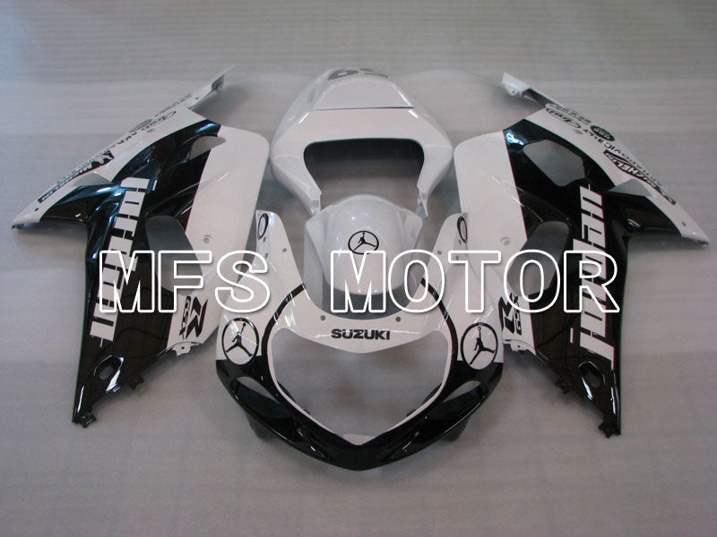 Suzuki GSXR750 2000-2003 Injection ABS Fairing - Factory Style - Black White - MFS6986