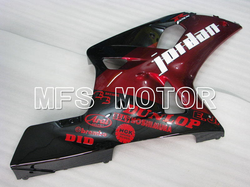 Suzuki GSXR600 2001-2003 Injection ABS Fairing - Jordan - Black Red - MFS2186