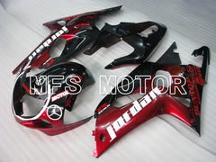 Suzuki GSXR600 2001-2003 Injection ABS Fairing - Jordan - Black Red - MFS2186