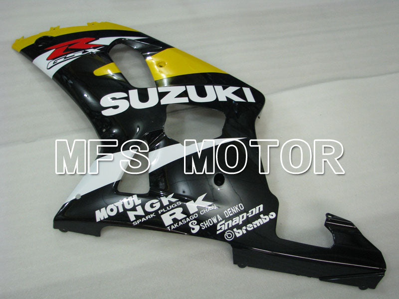 Suzuki GSXR750 2000-2003 Injection ABS Fairing - Factory Style - Black Yellow - MFS6991
