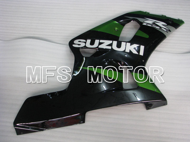 Suzuki GSXR600 2001-2003 Injection ABS Fairing - Factory Style - Black Green - MFS2191