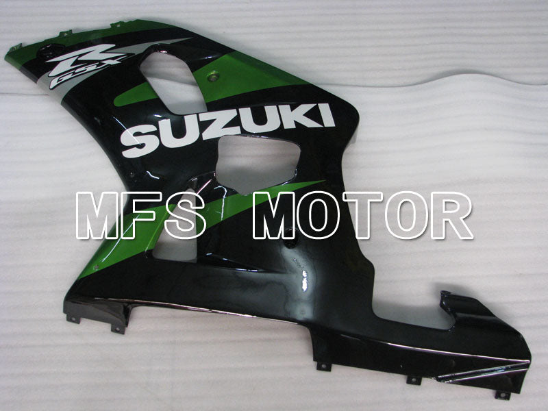 Suzuki GSXR600 2001-2003 Injection ABS Fairing - Factory Style - Black Green - MFS2191