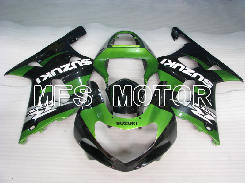 Suzuki GSXR750 2000-2003 Injection ABS Fairing - Factory Style - Black Green - MFS6993