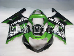 Suzuki GSXR600 2001-2003 Injection ABS Fairing - Factory Style - Black Green - MFS2191