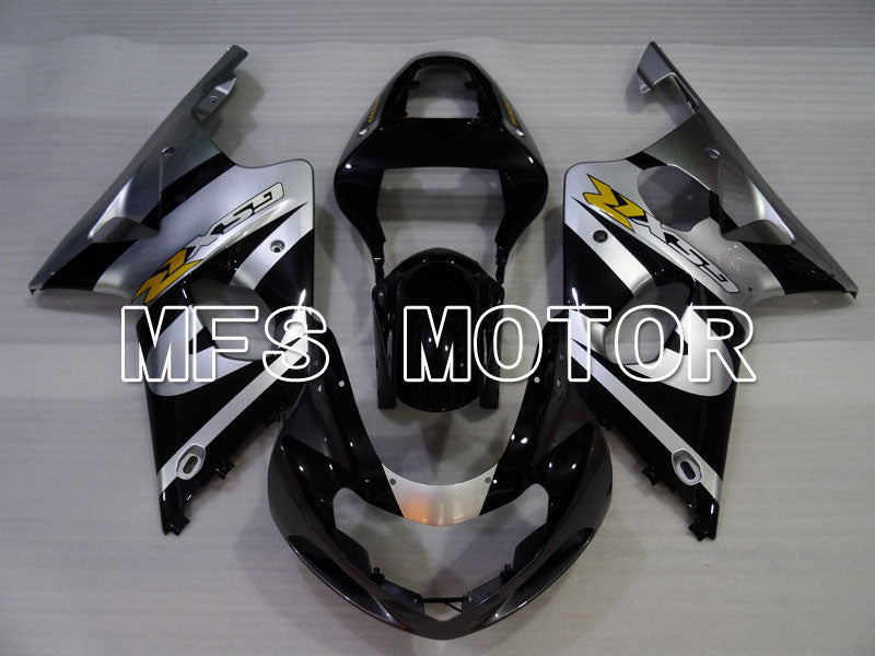 Suzuki GSXR750 2000-2003 Injection ABS Fairing - Factory Style - Black Silver - MFS6995