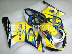 Suzuki GSXR600 2001-2003 Injection ABS Fairing - Corona - Black Yellow Blue - MFS2201