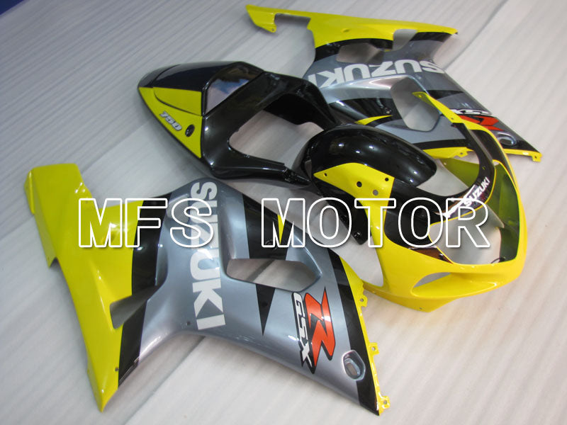 Suzuki GSXR750 2000-2003 Injection ABS Fairing - Factory Style - Gray Yellow - MFS7001