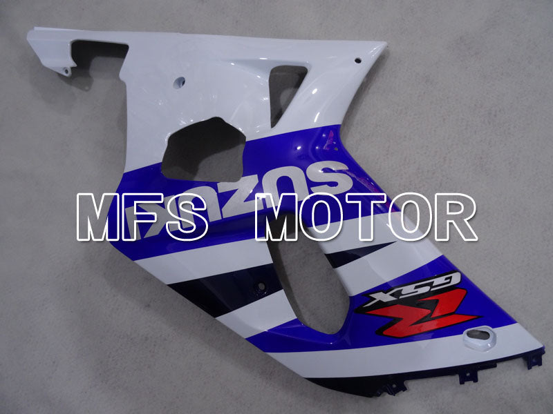 Suzuki GSXR750 2000-2003 Injection ABS Fairing - Factory Style - White Blue - MFS7003