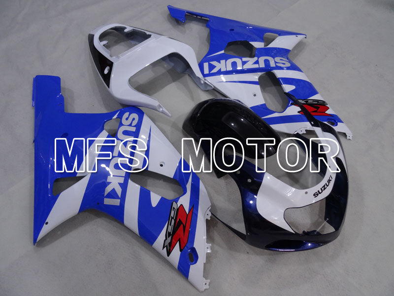 Suzuki GSXR600 2001-2003 Injection ABS Fairing - Factory Style - Black Wihte Blue - MFS2212