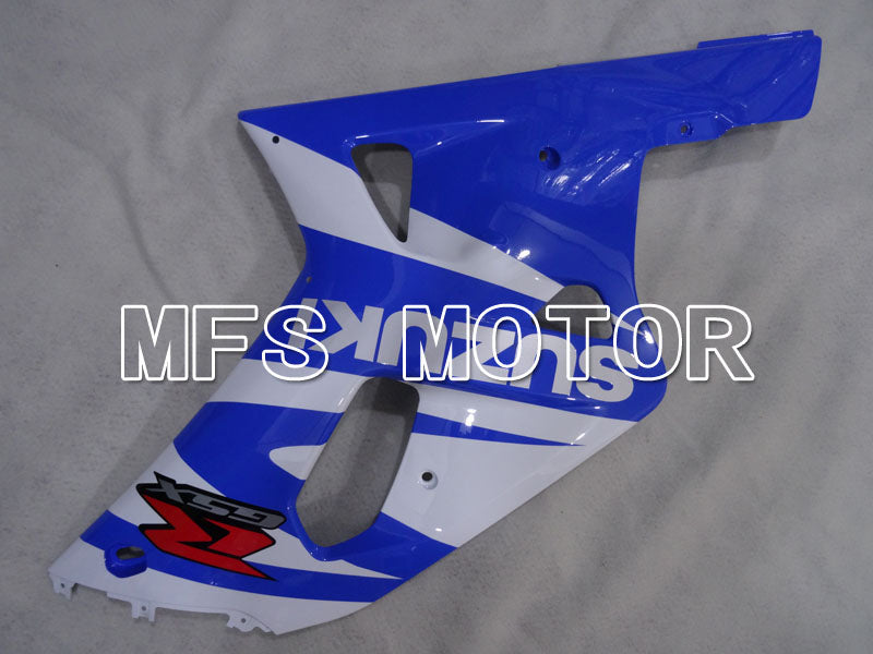 Suzuki GSXR600 2001-2003 Injection ABS Fairing - Factory Style - Black Wihte Blue - MFS2212