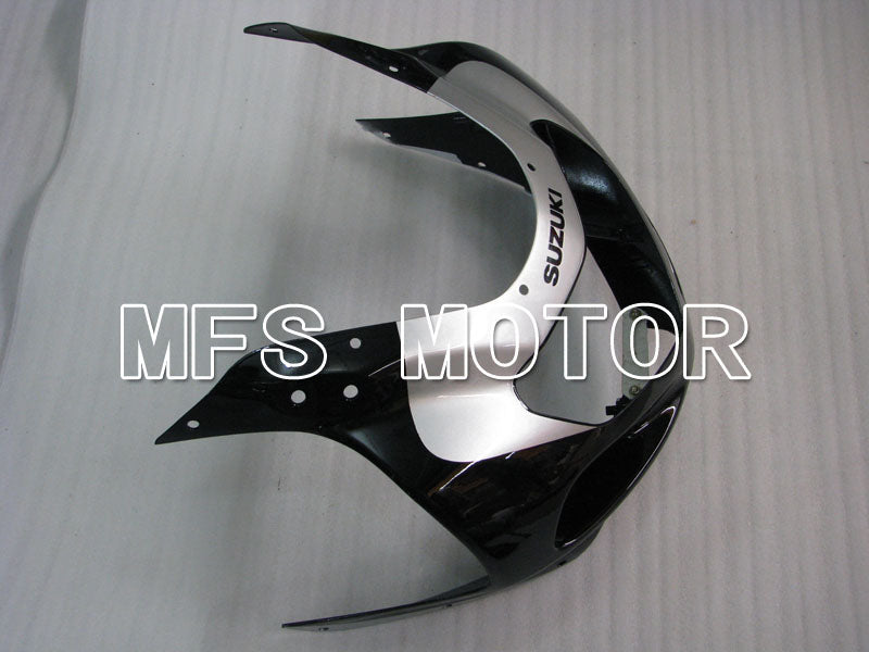 Suzuki GSXR750 2000-2003 Injection ABS Fairing - Factory Style - Black Red Silver - MFS7006