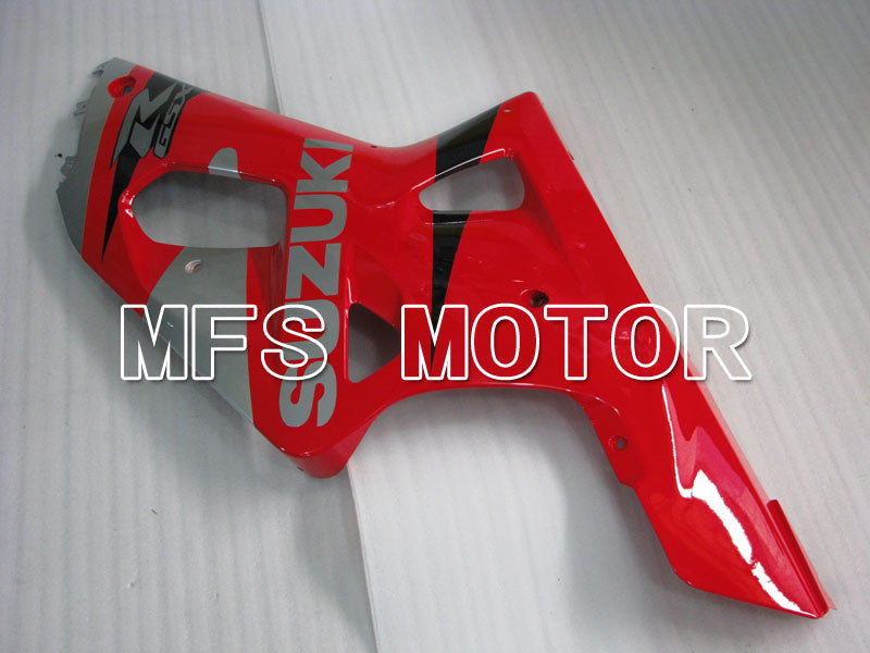 Suzuki GSXR750 2000-2003 Injection ABS Fairing - Factory Style - Black Red Silver - MFS7006