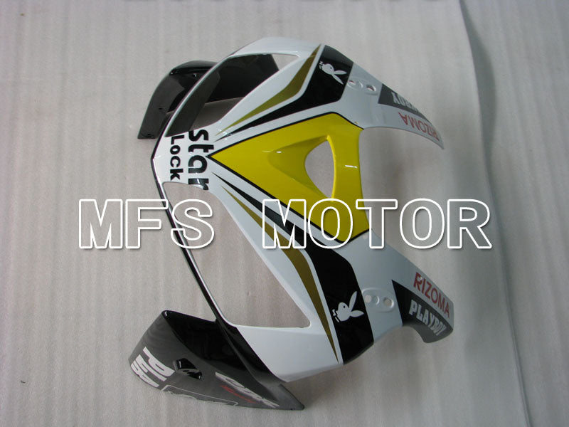Honda CBR600RR 2005-2006 Injection ABS Fairing - HRC - White Black Yellow - MFS2215