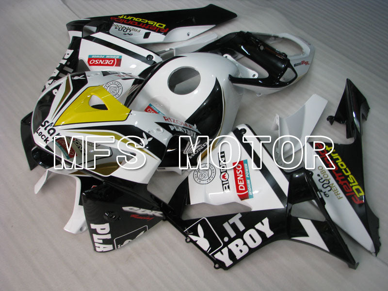 Honda CBR600RR 2005-2006 Injection ABS Fairing - HRC - White Black Yellow - MFS2215