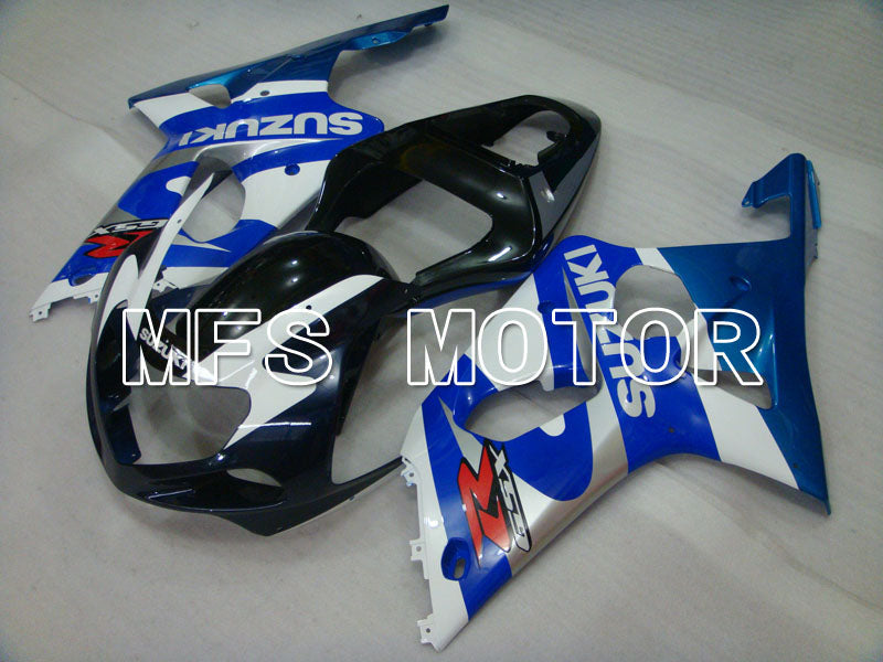 Suzuki GSXR750 2000-2003 Injection ABS Fairing - Factory Style - Black Wihte Blue - MFS7011