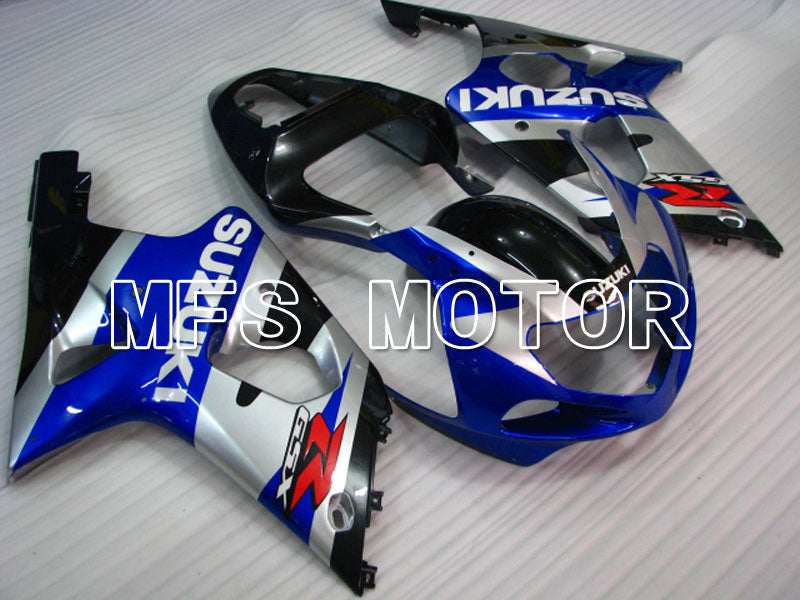 Suzuki GSXR600 2001-2003 Injection ABS Fairing - Factory Style - Black Blue Silver - MFS2219