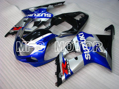 Suzuki GSXR600 2001-2003 Injection ABS Fairing - Factory Style - Black Blue Silver - MFS2219