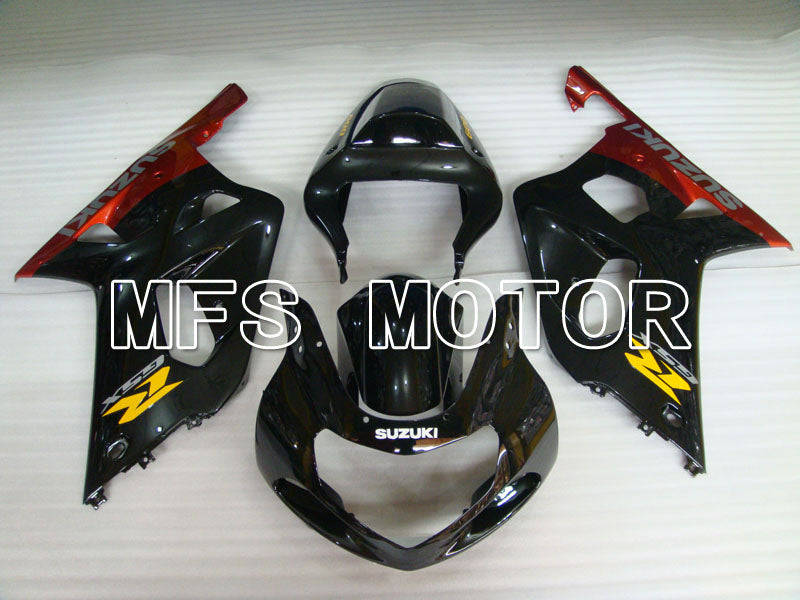Suzuki GSXR600 2001-2003 Injection ABS Fairing - Factory Style - Black Red - MFS2224