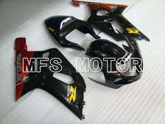 Suzuki GSXR600 2001-2003 Injection ABS Fairing - Factory Style - Black Red - MFS2224