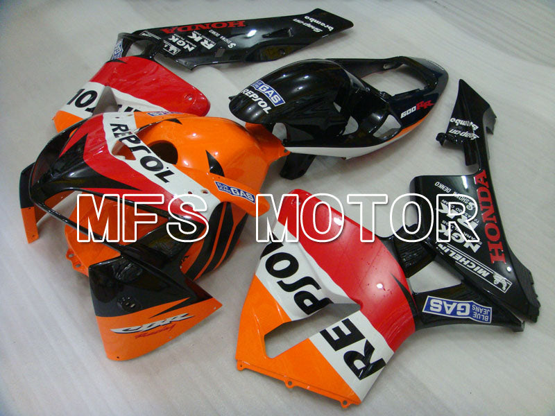 Honda CBR600RR 2005-2006 Injection ABS Fairing - Repsol - Red Orange Black - MFS2225