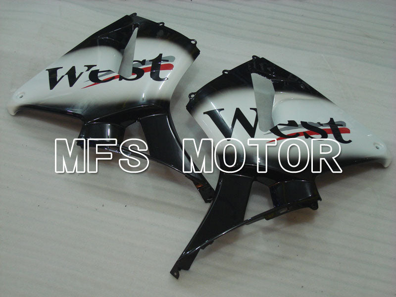 Honda CBR600RR 2005-2006 Injection ABS Fairing - West - White Black - MFS2227