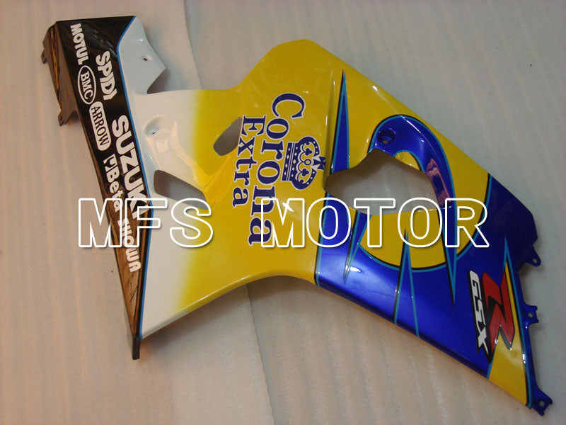 Suzuki GSXR600 GSXR750 2004-2005 Injection ABS Fairing - Corona - Blue Yellow - MFS2228