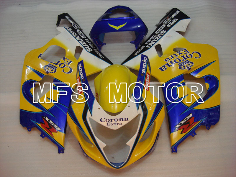 Suzuki GSXR600 GSXR750 2004-2005 Injection ABS Fairing - Corona - Blue Yellow - MFS2228
