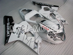 Suzuki GSXR600 GSXR750 2004-2005 Injection ABS Fairing - Corona - Black White - MFS2229