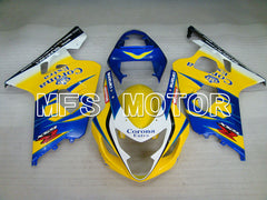 Suzuki GSXR600 GSXR750 2004-2005 Injection ABS Fairing - Corona - Black Blue Yellow - MFS2232