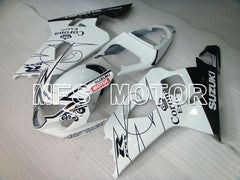 Suzuki GSXR600 GSXR750 2004-2005 Injection ABS Fairing - Corona - Black White - MFS2234