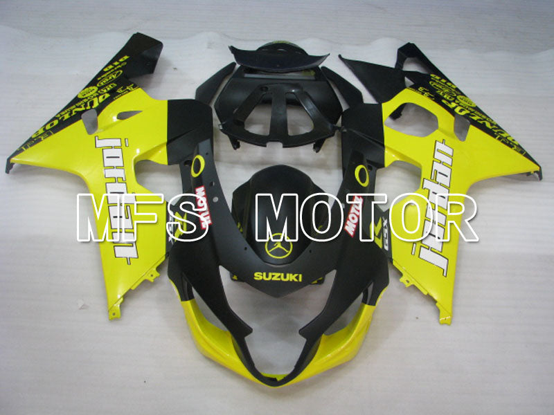 Suzuki GSXR600 GSXR750 2004-2005 Injection ABS Fairing - Jordan - Black Yellow - MFS2242