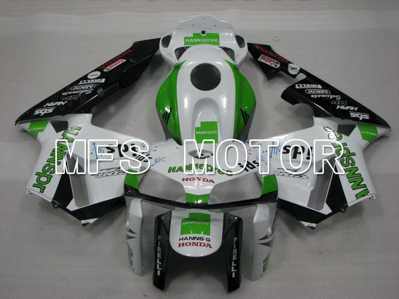 Honda CBR600RR 2005-2006 Injection ABS Fairing - HANN Spree - Black White Green - MFS2251