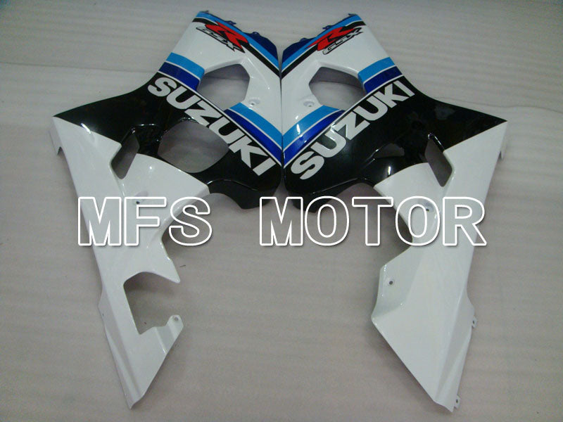 Carénage ABS injecté Suzuki GSXR600 GSXR750 2004-2005 - Style usine - Noir Bleu Blanc - MFS2257