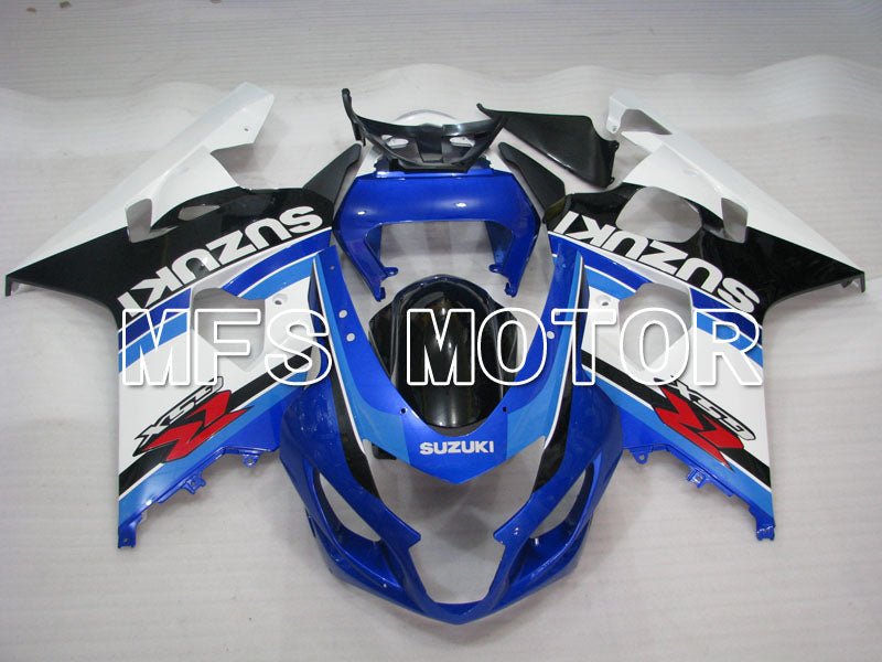 Carénage ABS injecté Suzuki GSXR600 GSXR750 2004-2005 - Style usine - Noir Bleu Blanc - MFS2257