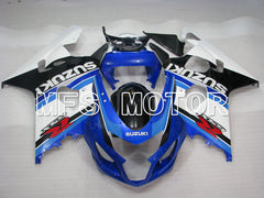 Carénage ABS injecté Suzuki GSXR600 GSXR750 2004-2005 - Style usine - Noir Bleu Blanc - MFS2257