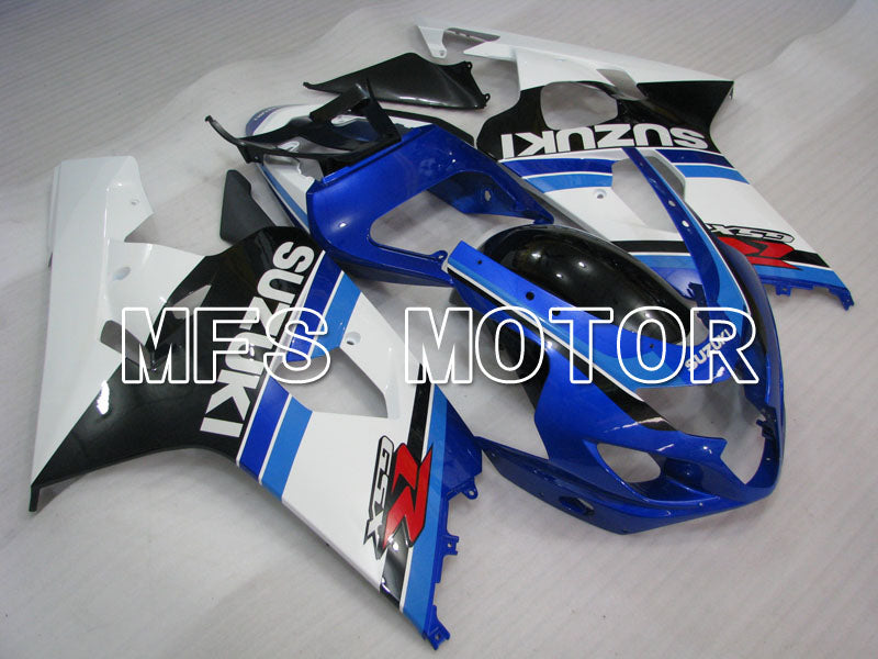 Carénage ABS injecté Suzuki GSXR600 GSXR750 2004-2005 - Style usine - Noir Bleu Blanc - MFS2257