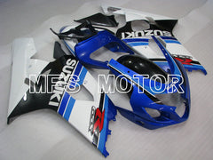 Carénage ABS injecté Suzuki GSXR600 GSXR750 2004-2005 - Style usine - Noir Bleu Blanc - MFS2257