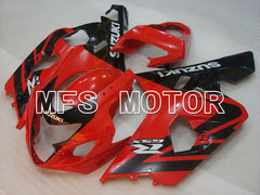 Suzuki GSXR600 GSXR750 2004-2005 Injection ABS Fairing - Factory Style - Black Red - MFS2258