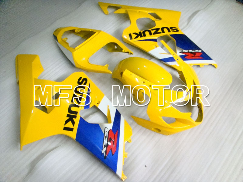 Suzuki GSXR600 GSXR750 2004-2005 Injection ABS Fairing - Factory Style - Blue Yellow - MFS2273