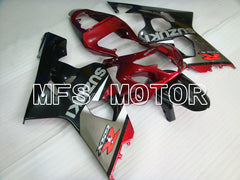 Suzuki GSXR600 GSXR750 2004-2005 Injection ABS Fairing - Factory Style - Black Red - MFS2274