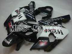 Suzuki GSXR600 GSXR750 2004-2005 Injection ABS Fairing - West - Black White - MFS2284