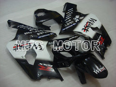 Suzuki GSXR600 GSXR750 2004-2005 Injection ABS Fairing - West - Black White - MFS2284
