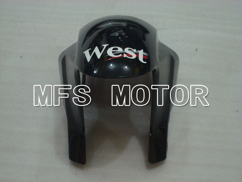 Suzuki GSXR600 GSXR750 2004-2005 Injection ABS Fairing - West - Black White - MFS2284