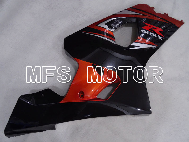 Carénage ABS injecté Suzuki GSXR600 GSXR750 2004-2005 - Style usine - Noir Orange - MFS2288