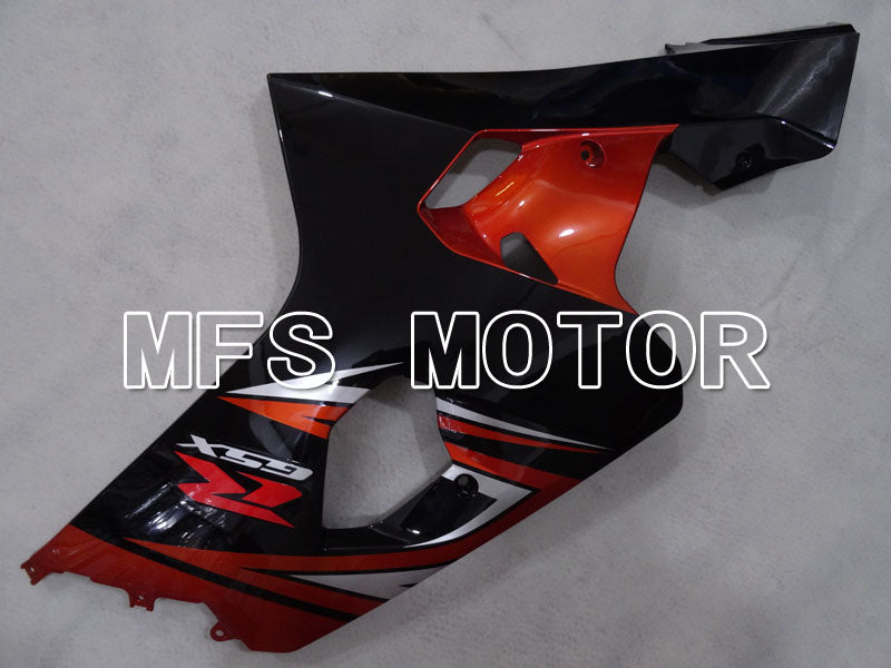 Carénage ABS injecté Suzuki GSXR600 GSXR750 2004-2005 - Style usine - Noir Orange - MFS2288